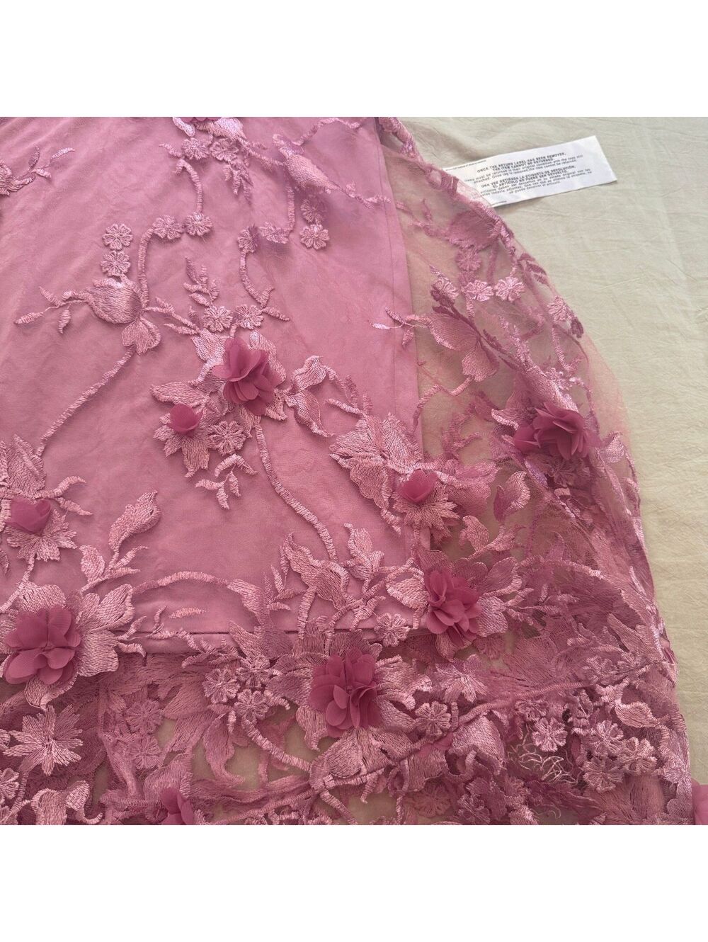 NWT Dress The Population Audrey Lavender Floral Autumn Wedding Guest Dress XXL - Picture 9 of 9